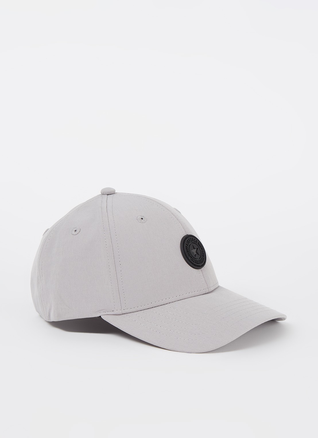 Airforce Pet met logo  - voorkant lichtgrijs