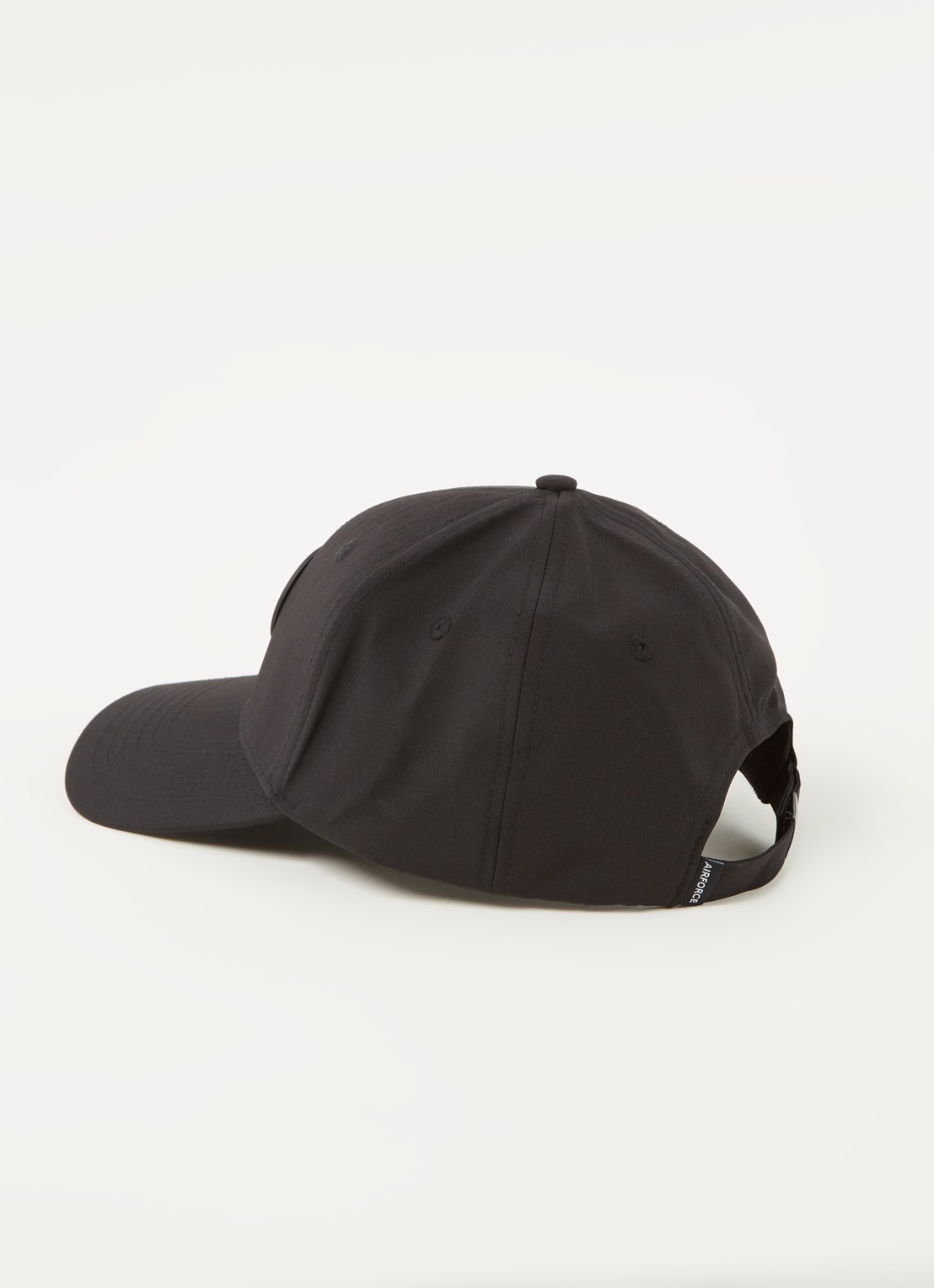 Airforce Pet met logo - detail 3 zwart