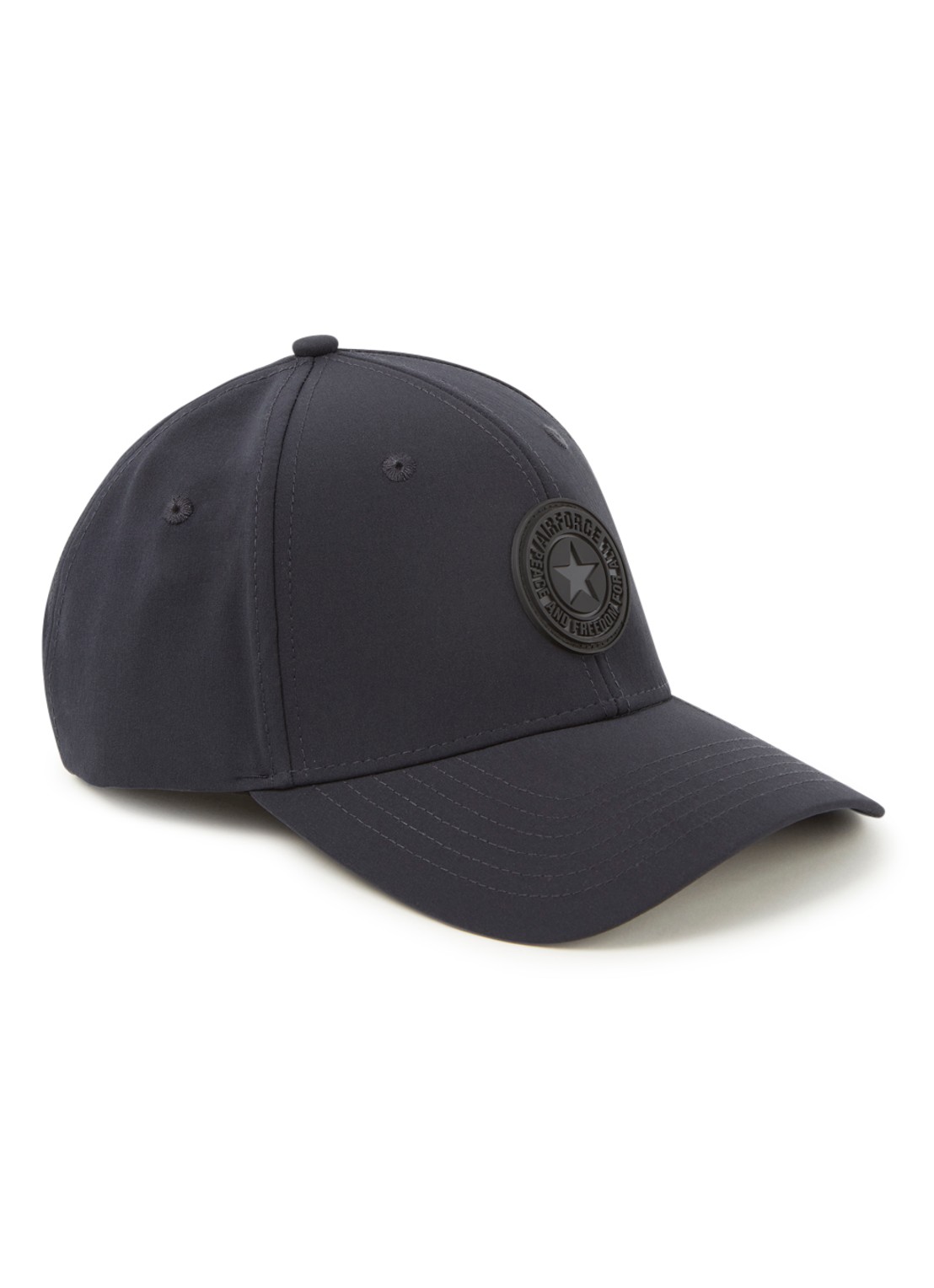 Airforce Pet met logo - voorkant blauw