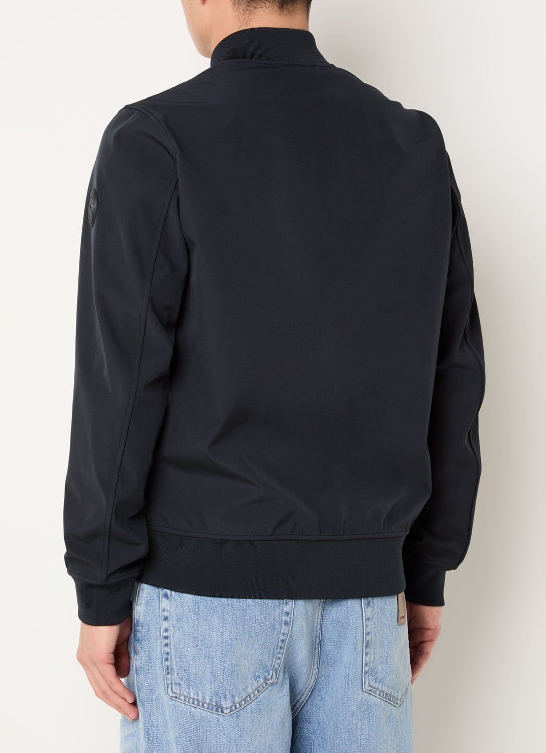 Airforce Pike bomberjack met steekzakken - achterkant donkerblauw