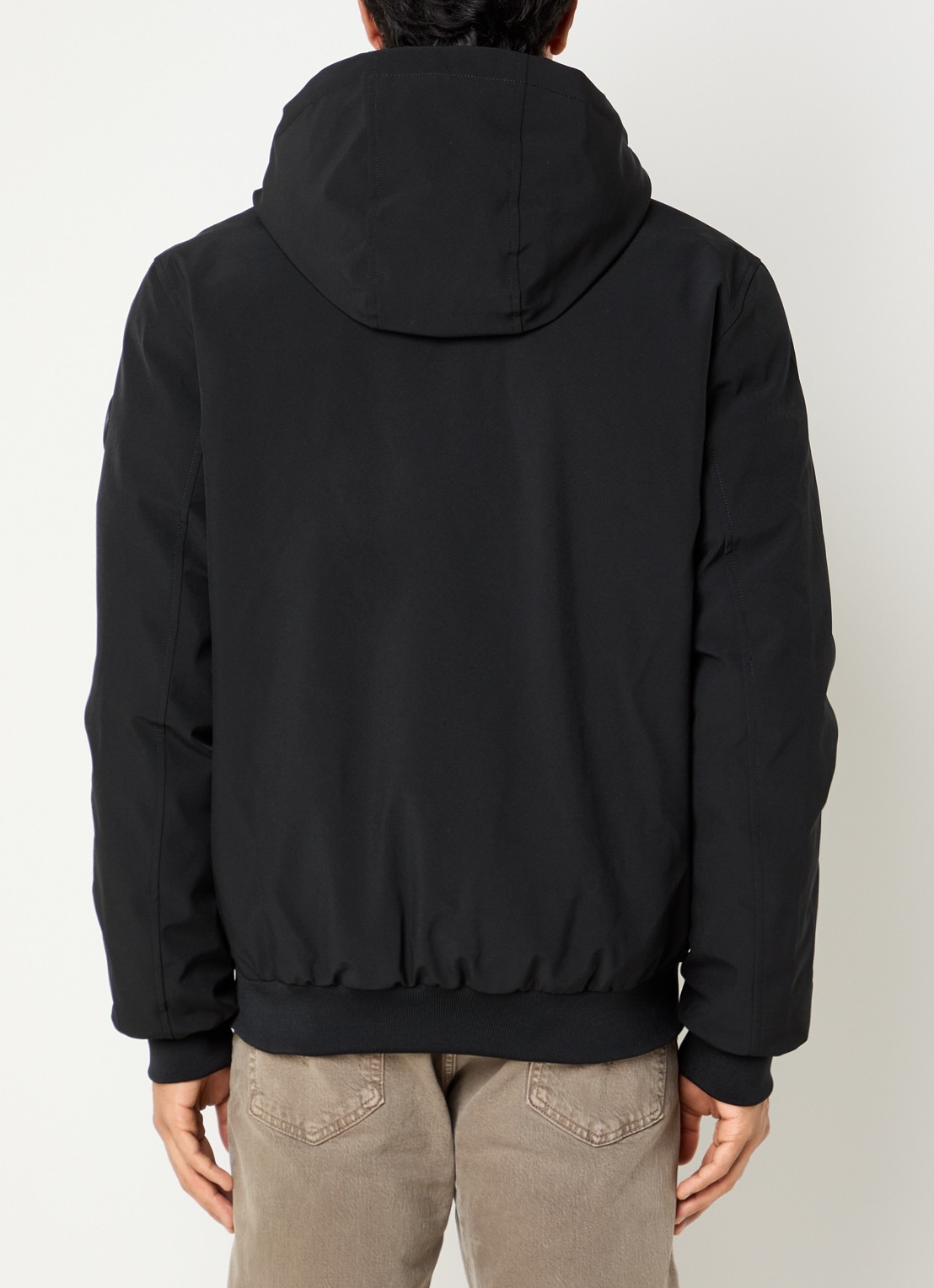 Airforce Reversible jack met capuchon - achterkant 2 zwart