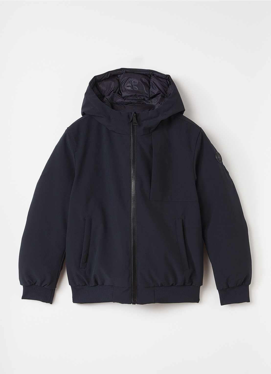 Airforce Reversible puffer jack  - voorkant donkerblauw