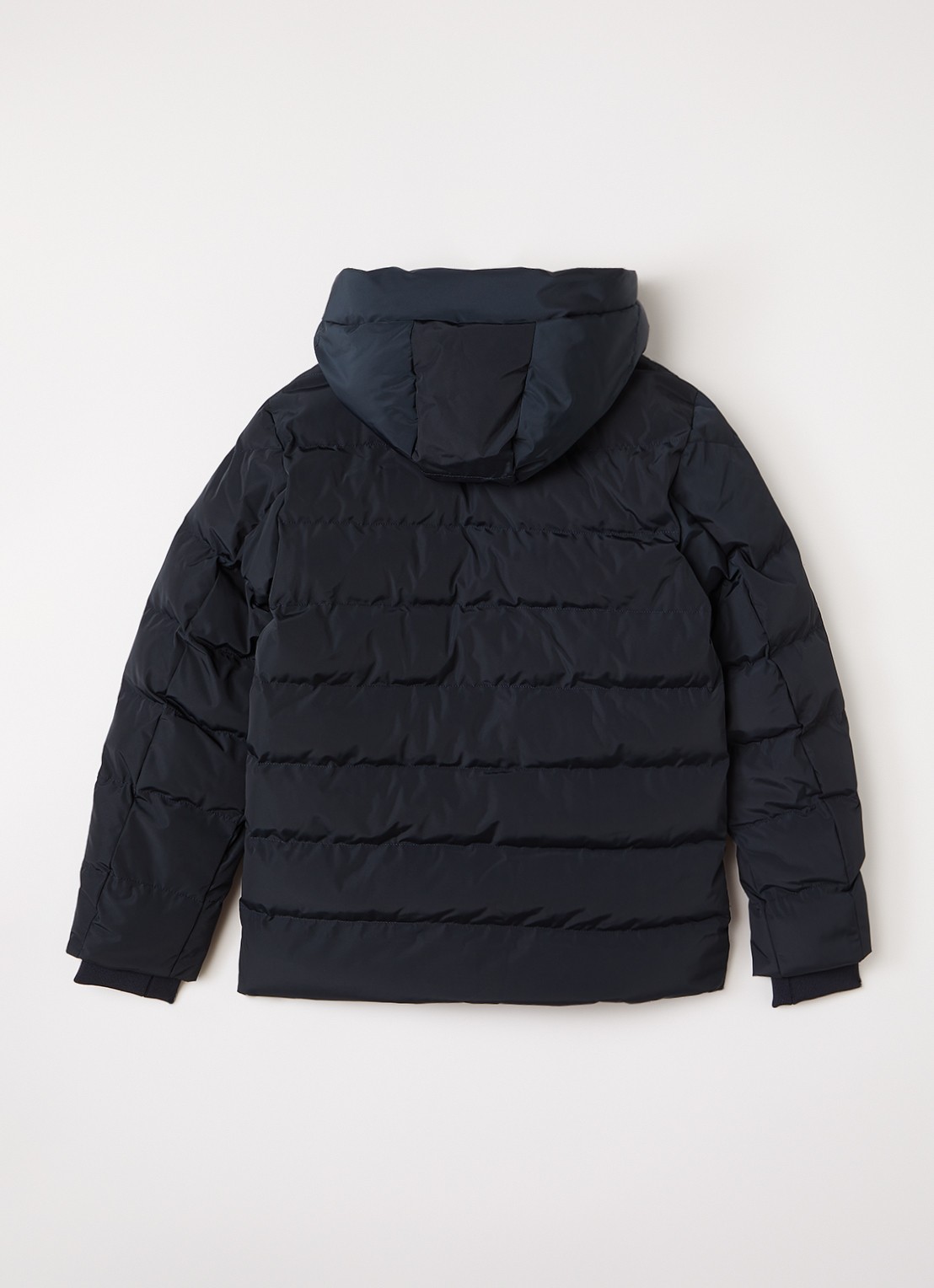 Airforce Robin puffer jack met capuchon - achterkant donkerblauw