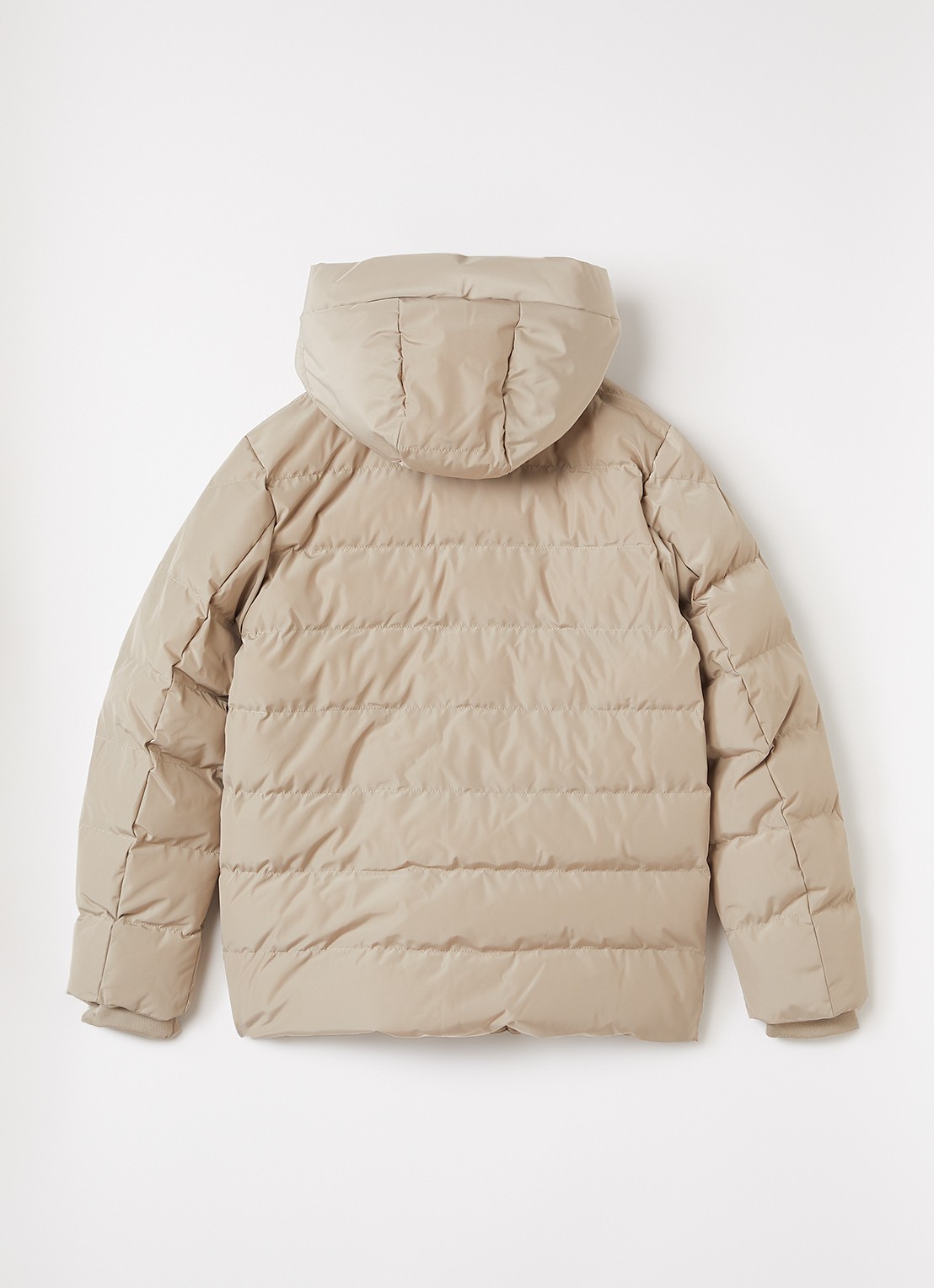 Airforce Robin puffer jack met capuchon - achterkant beige