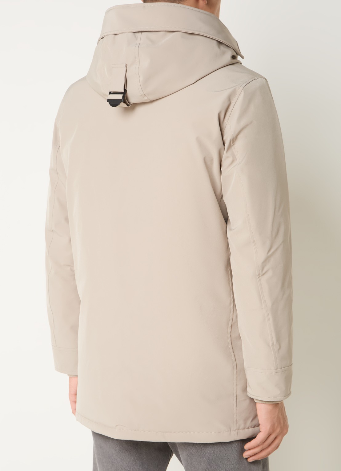 Airforce Snow gewatteerde parka met capuchon - achterkant 2 beige
