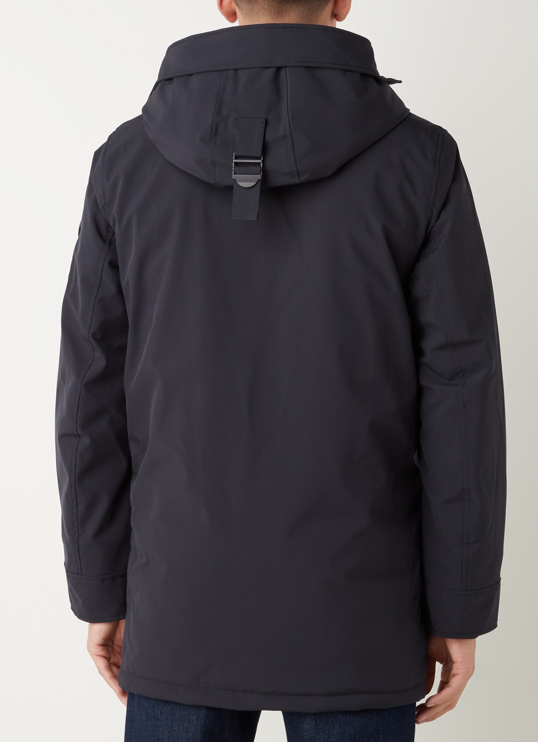 Airforce Snow gewatteerde parka met capuchon - achterkant 2 donkerblauw