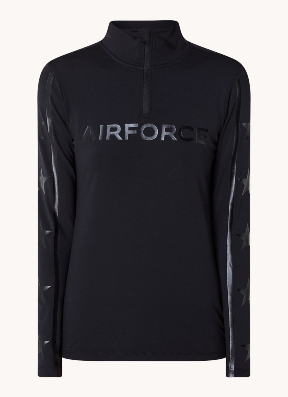 Airforce Squaw Vally skipully met logoprint - voorkant 2 zwart