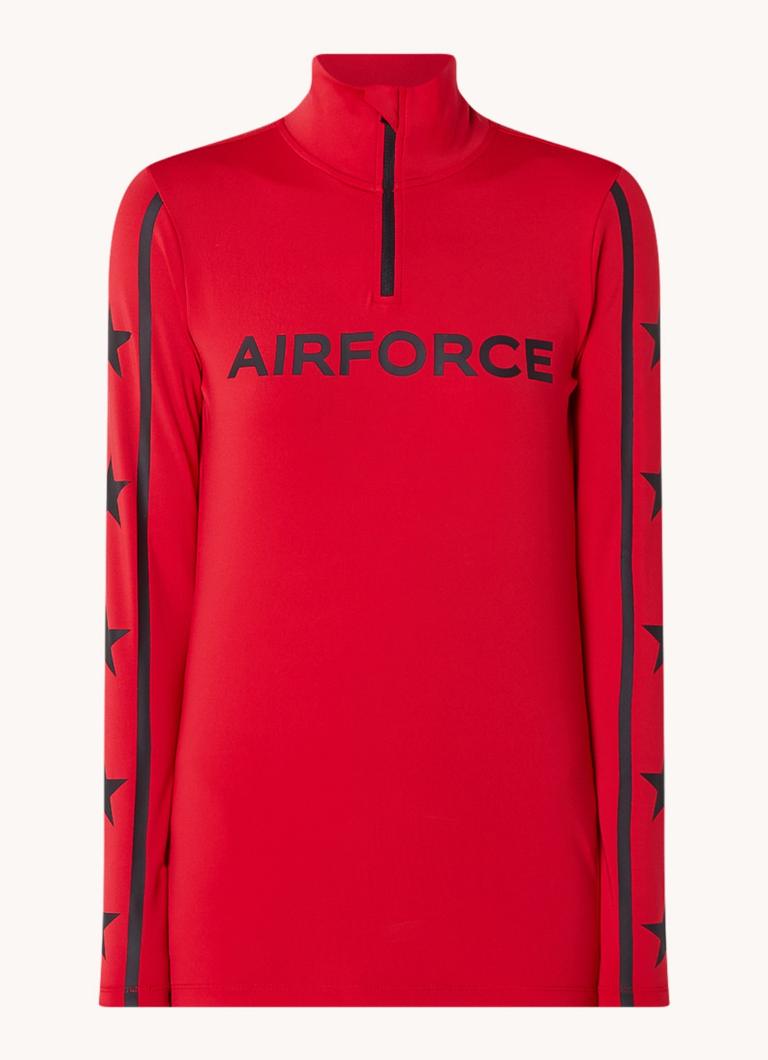 Airforce Squaw Vally skipully met logoprint - voorkant 2 rood