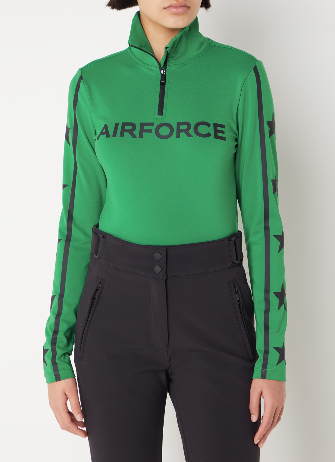 Airforce Squaw Vally skipully met logoprint - detail 4 groen