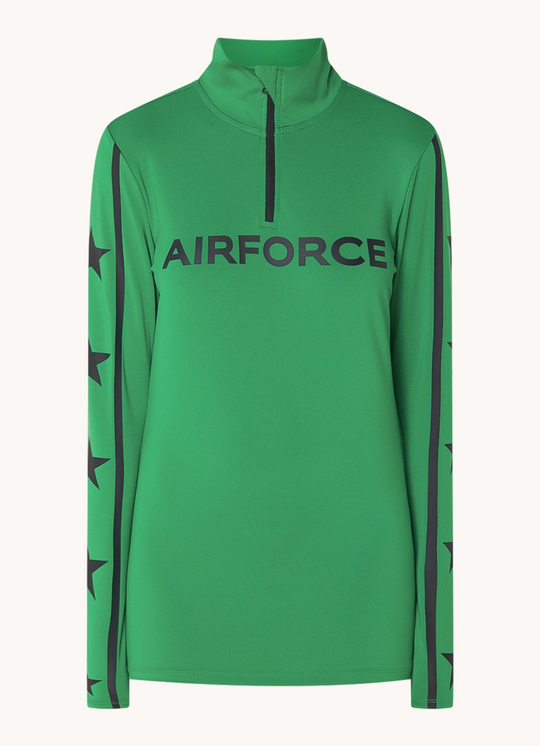 Airforce Squaw Vally skipully met logoprint - voorkant 2 groen