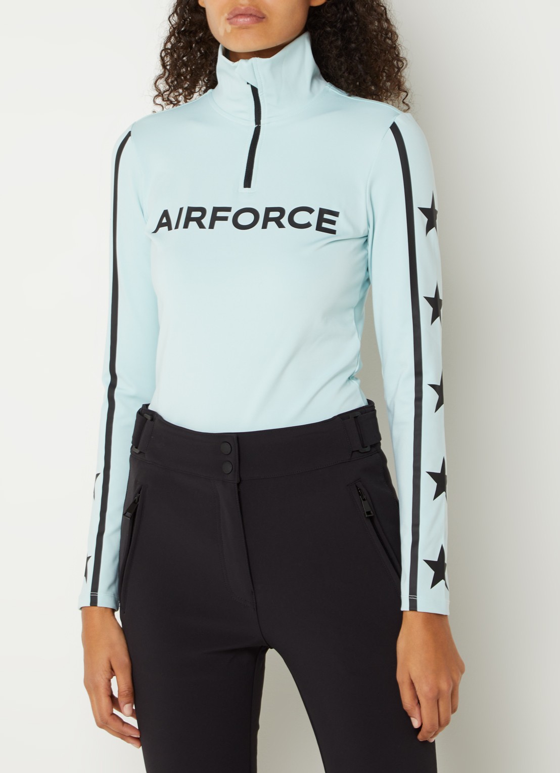 Airforce Squaw Vally skipully met logoprint - detail 3 blauw