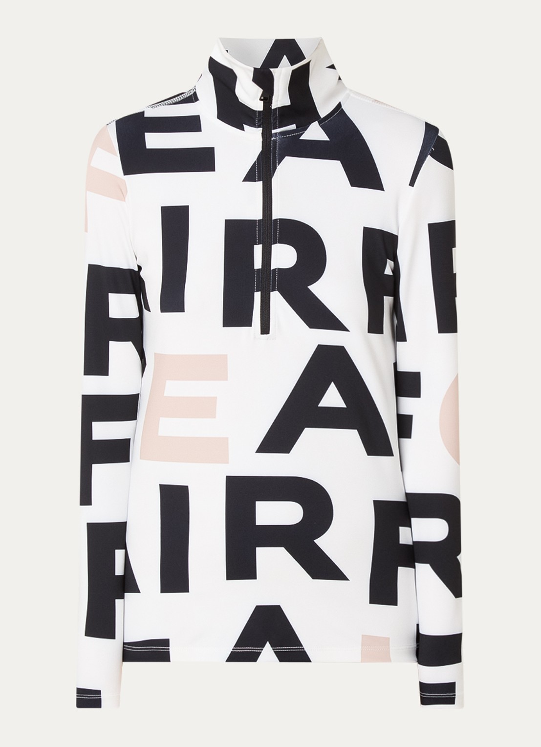 Airforce Squaw Vally skipully met logoprint - voorkant 2 creme