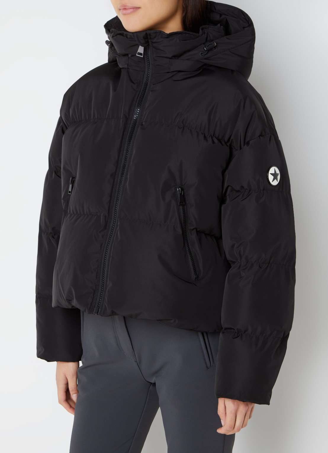 Airforce Sun Peaks ski-jas met afneembare capuchon en ritszakken - detail 4 zwart