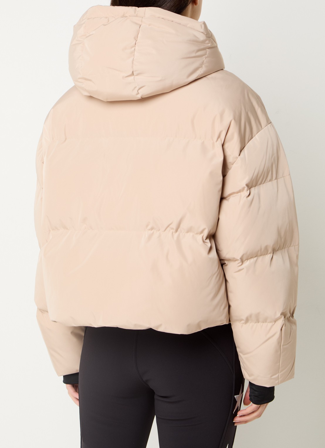 Airforce Sun Peaks ski-jas met afneembare capuchon en ritszakken - achterkant 4 beige