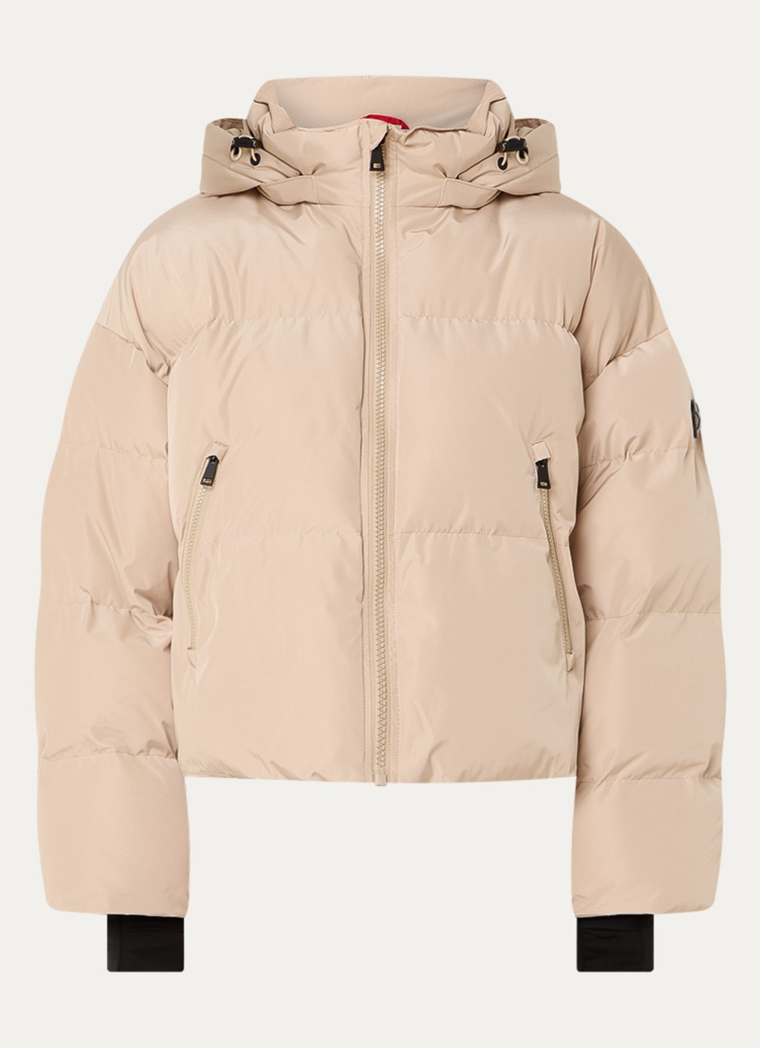 Airforce Sun Peaks ski-jas met afneembare capuchon en ritszakken - voorkant 5 beige