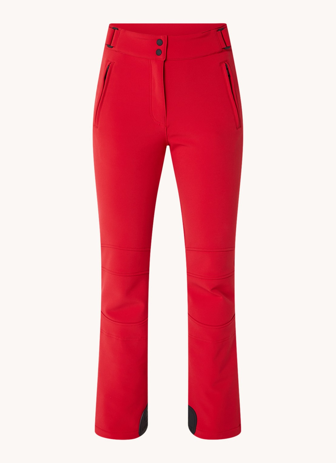 Airforce Sundance Mountain high waist flared fit skibroek met ritszakken - voorkant 5 rood
