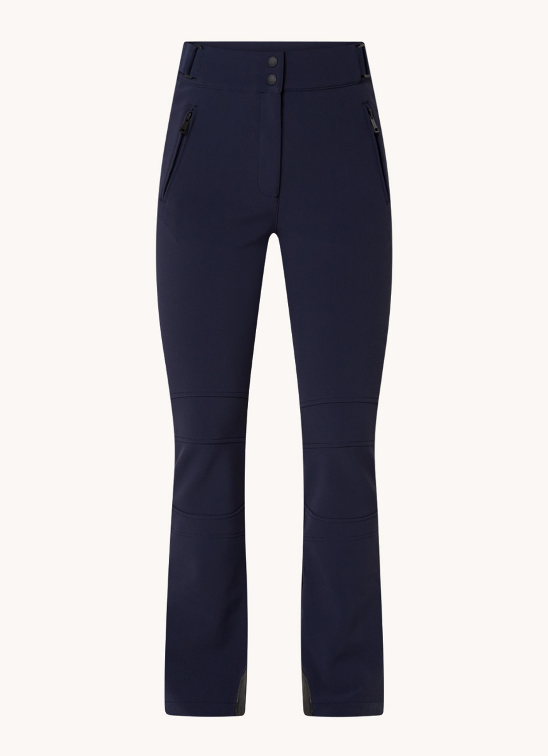 Airforce Sundance Mountain high waist flared fit skibroek met ritszakken - voorkant 2 indigo
