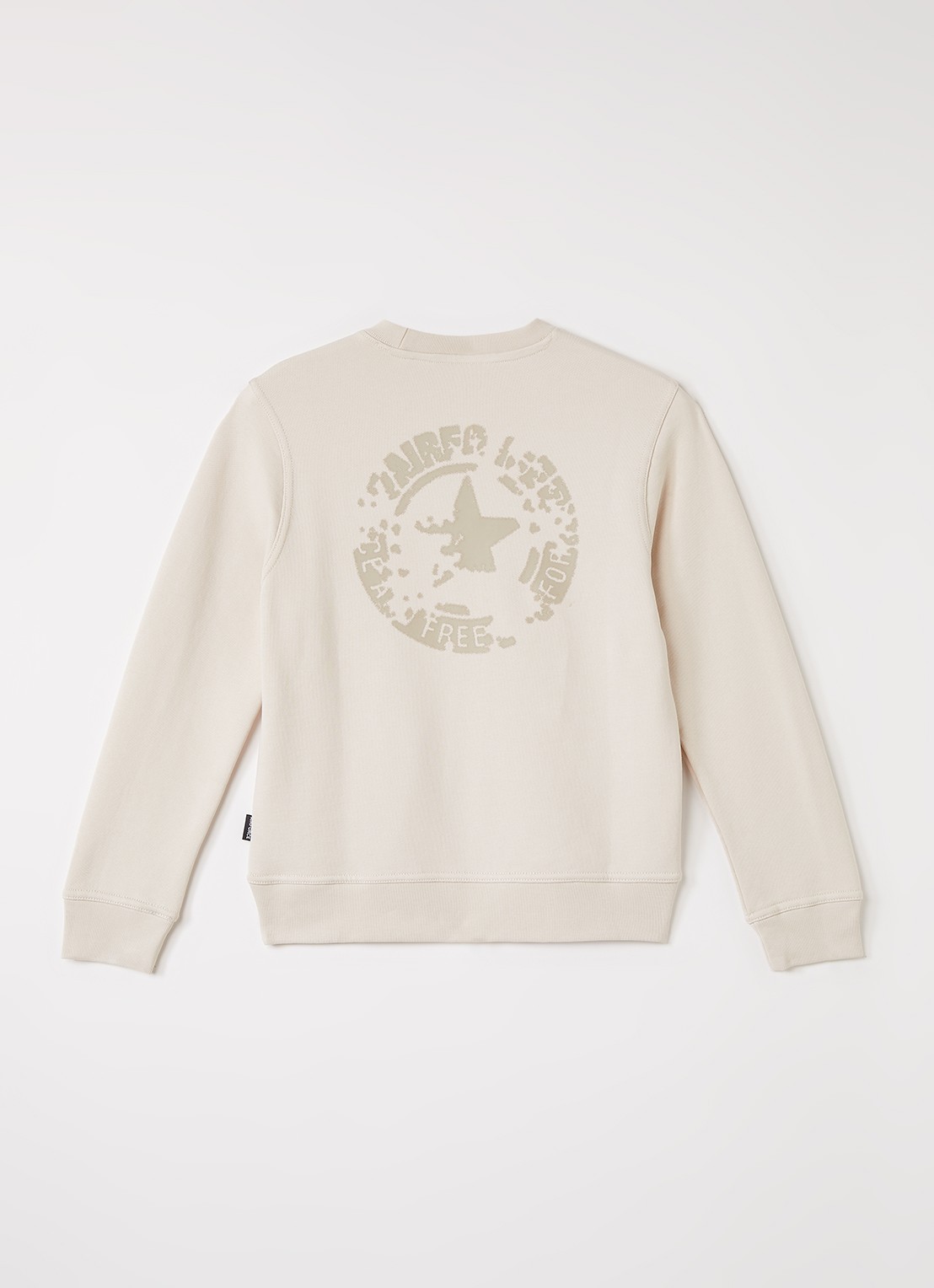 Airforce Sweater met logo- en backprint - voorkant 3 blauw