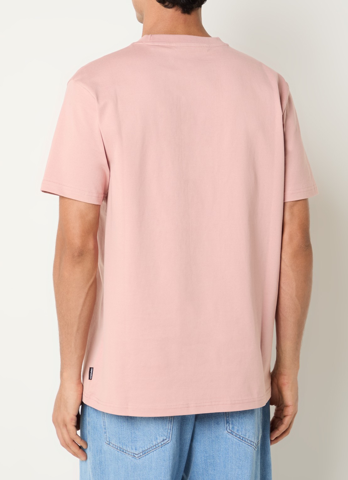 Airforce T-shirt met logo - achterkant 4 zalmroze