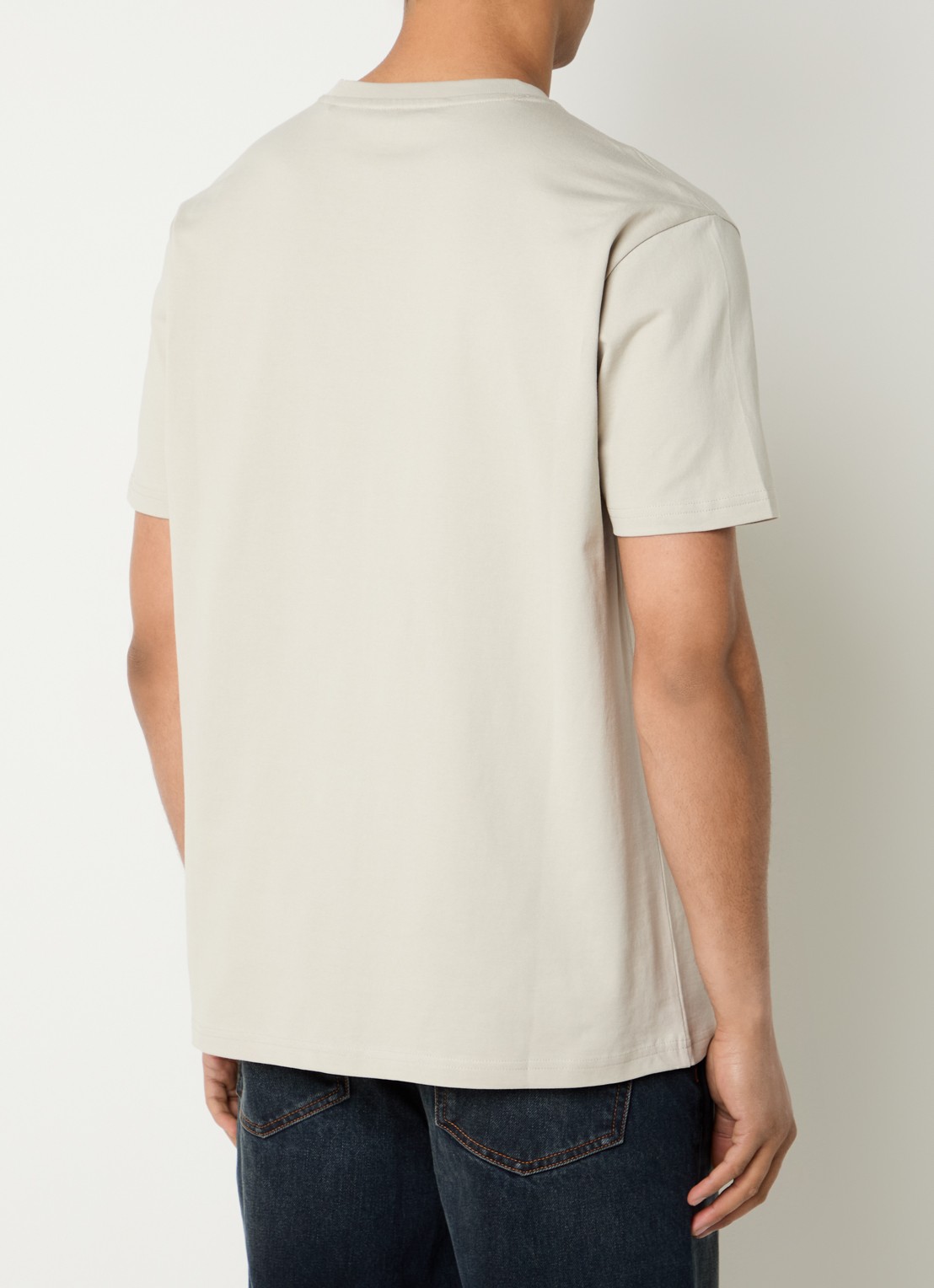 Airforce T-shirt met logo - achterkant 4 khaki