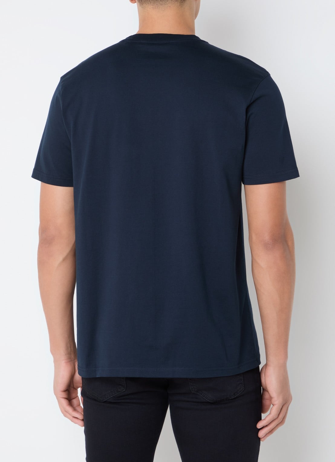 Airforce T-shirt van  katoen met logo - achterkant 3 donkerblauw
