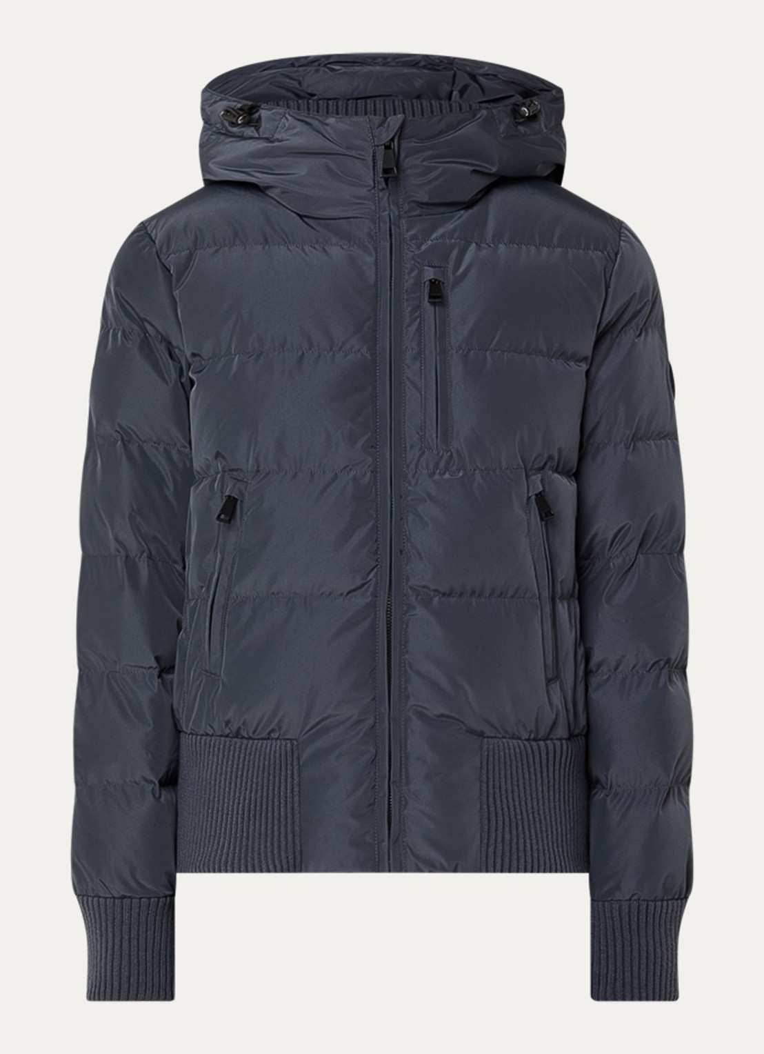 Airforce Taos gewatteerd jack met capuchon en ritszakken - voorkant 3 donkerblauw