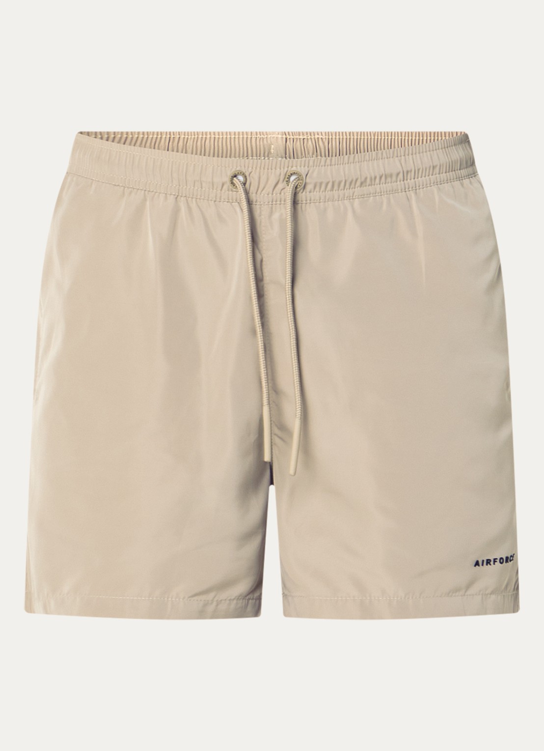Airforce Zwemshorts met logo - voorkant 3 beige