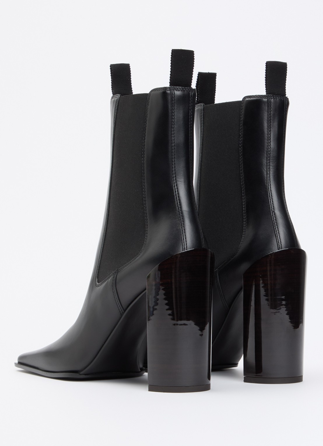 Alaïa Chelsea boot van kalfsleer  - achterkant 4 zwart