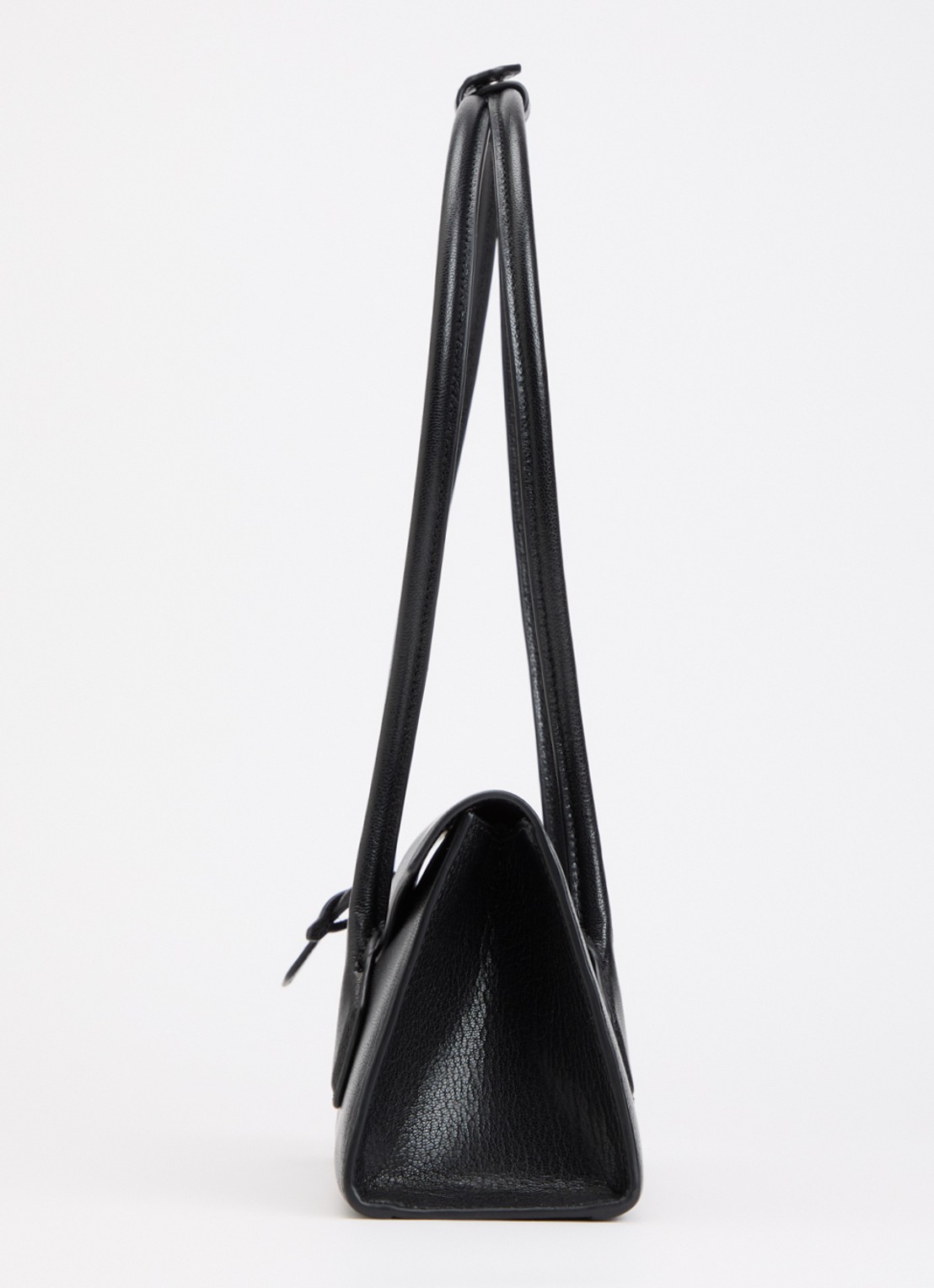 Alaïa Le Teckel Flap Medium schoudertas van geitenleer - detail 3 zwart