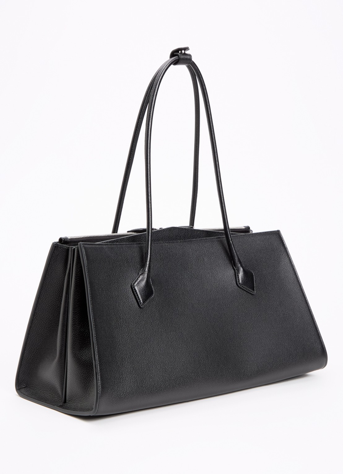 Alaïa Le Teckel shopper van kalfsleer - achterkant 4 zwart