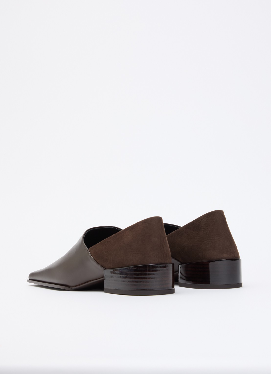 Alaïa Loafer van kalfsleer - achterkant 6 donkerbruin