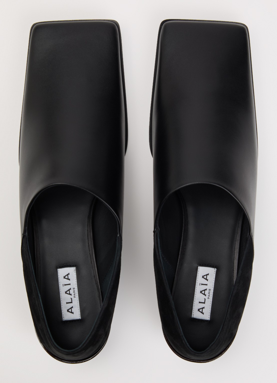 Alaïa Loafer van kalfsleer - detail 4 zwart
