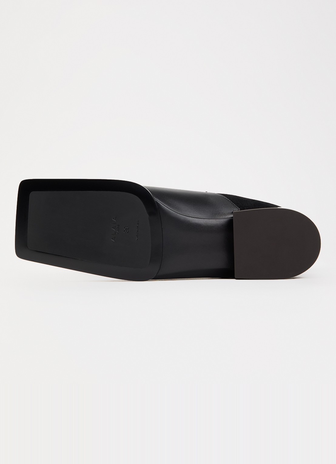 Alaïa Loafer van kalfsleer - detail 5 zwart