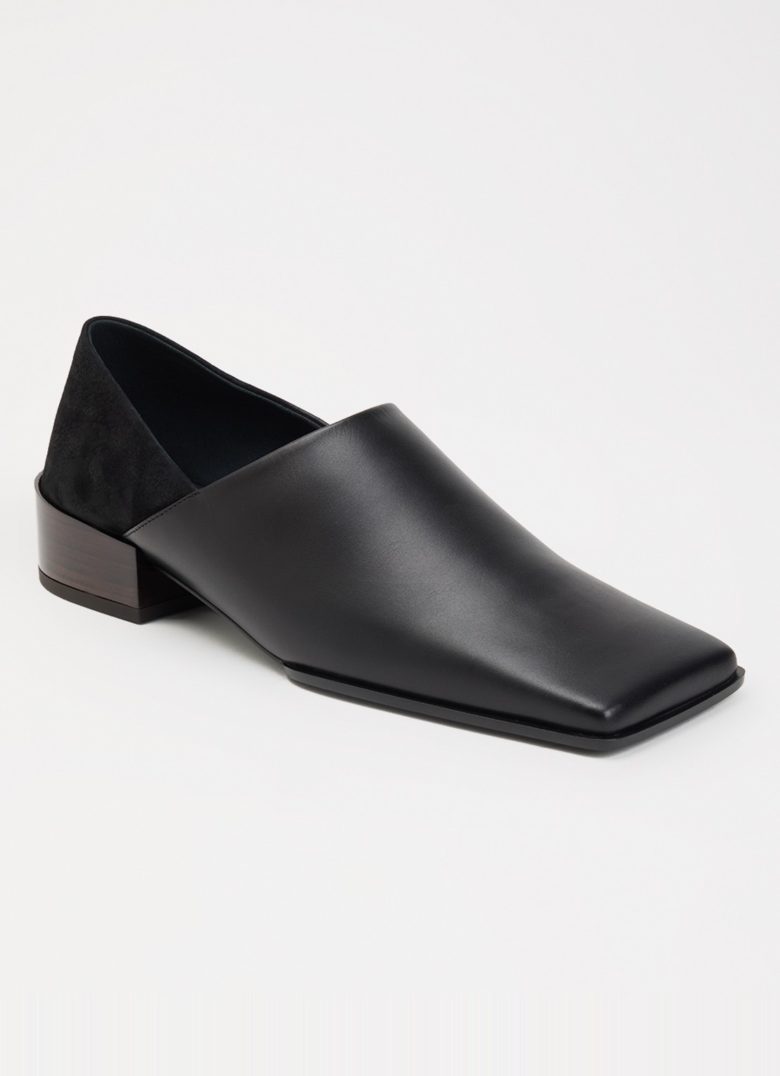Alaïa Loafer van kalfsleer - voorkant zwart