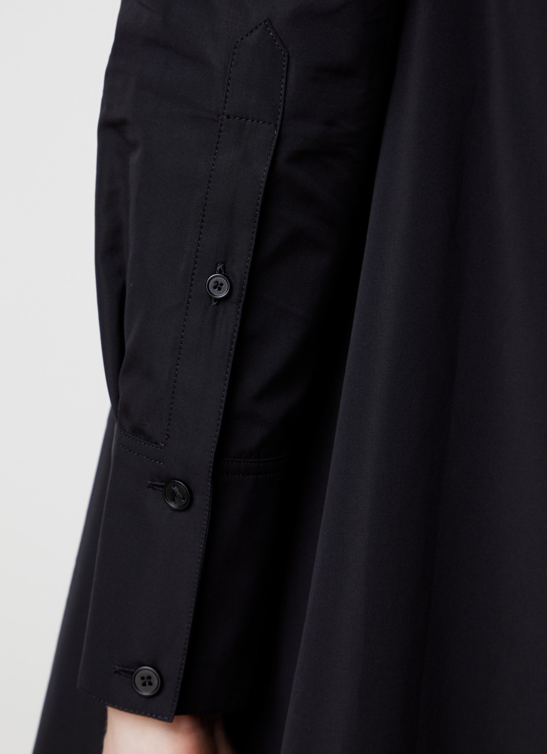 Alaïa Mini blousejurk - detail 5 zwart