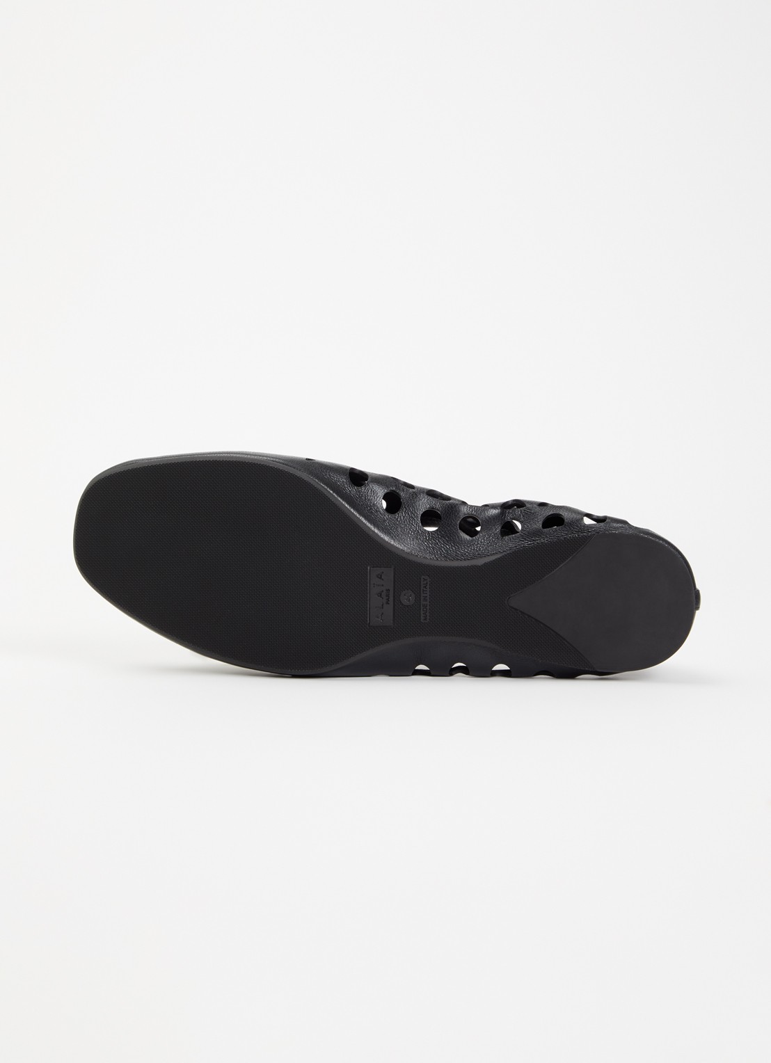 Alaïa Neo Vienne ballerina van kalfsleer - detail 5 zwart