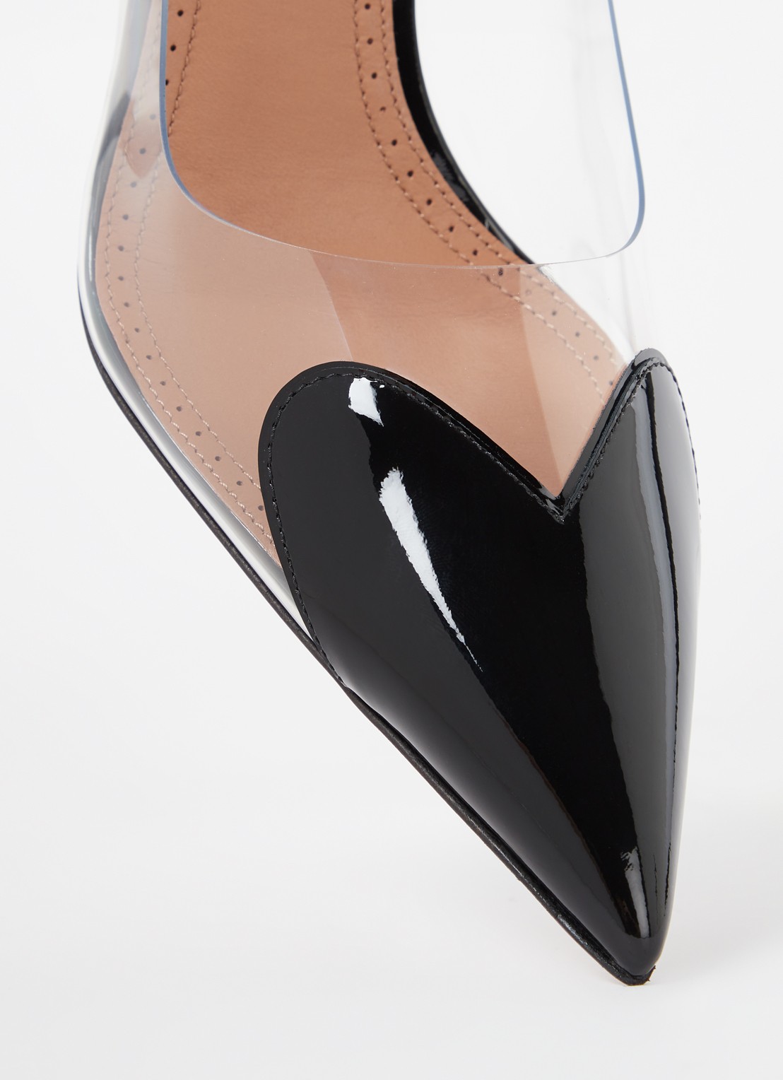 Alaïa Slingback met kalfsleren details - detail 5 zwart