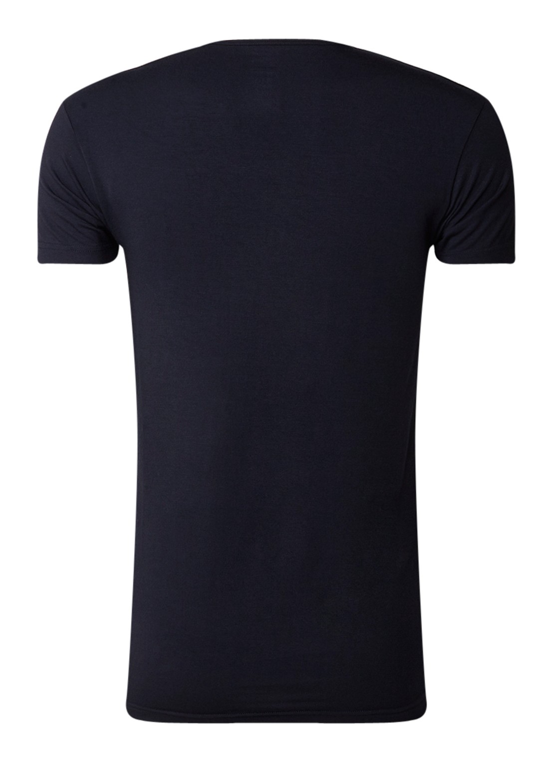 Alan Red Baltimore T-shirt van bamboo met V-hals  - achterkant 2 donkerblauw