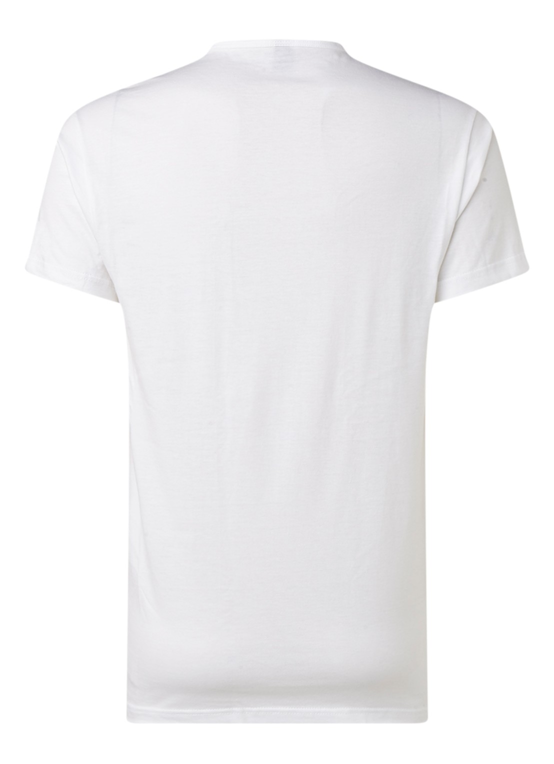 Alan Red Vermont regular fit T-shirt met V-hals in 3-pack - achterkant wit
