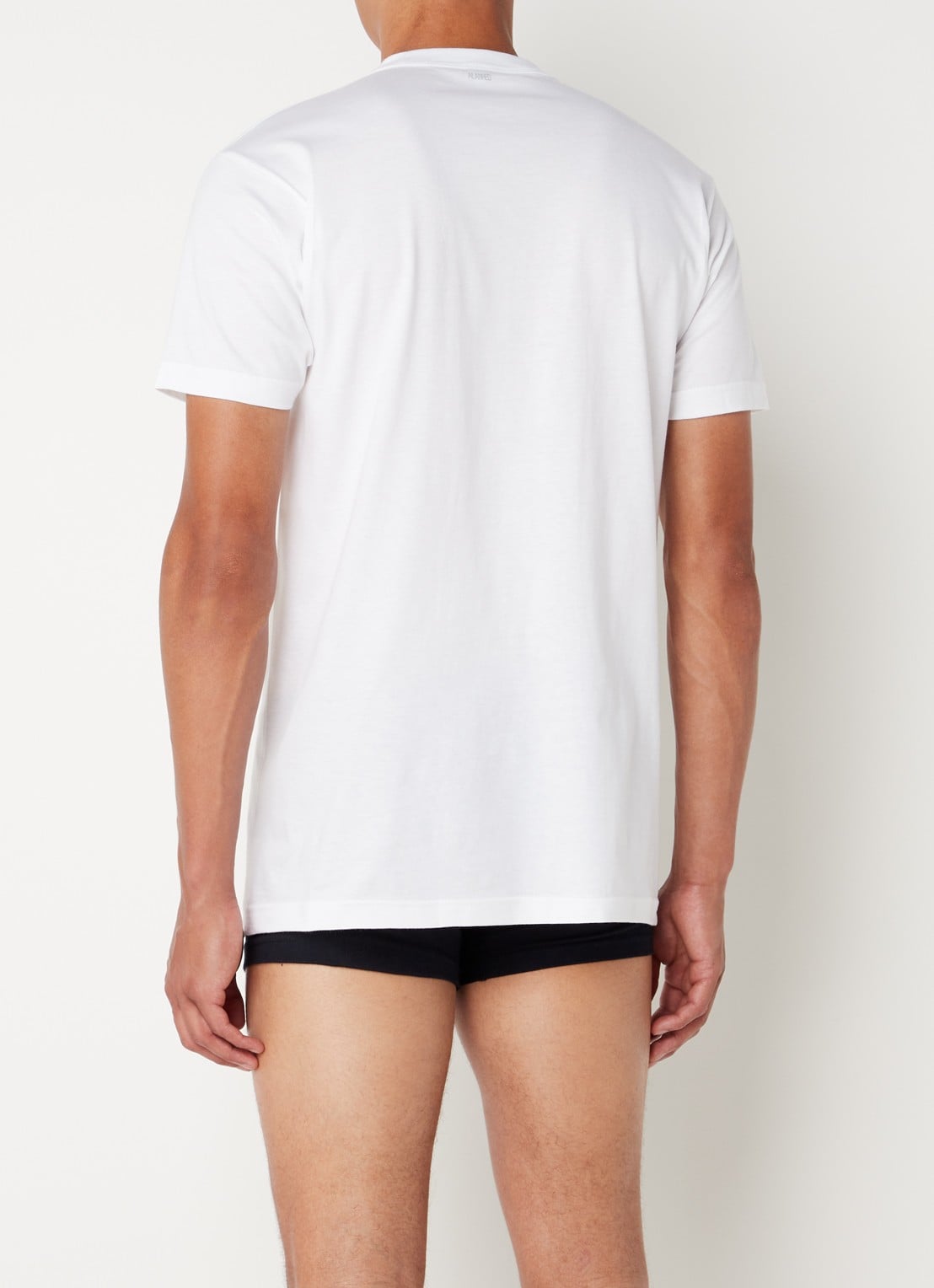 Alan Red Virginia T-shirt met ronde hals in 2-pack - achterkant wit