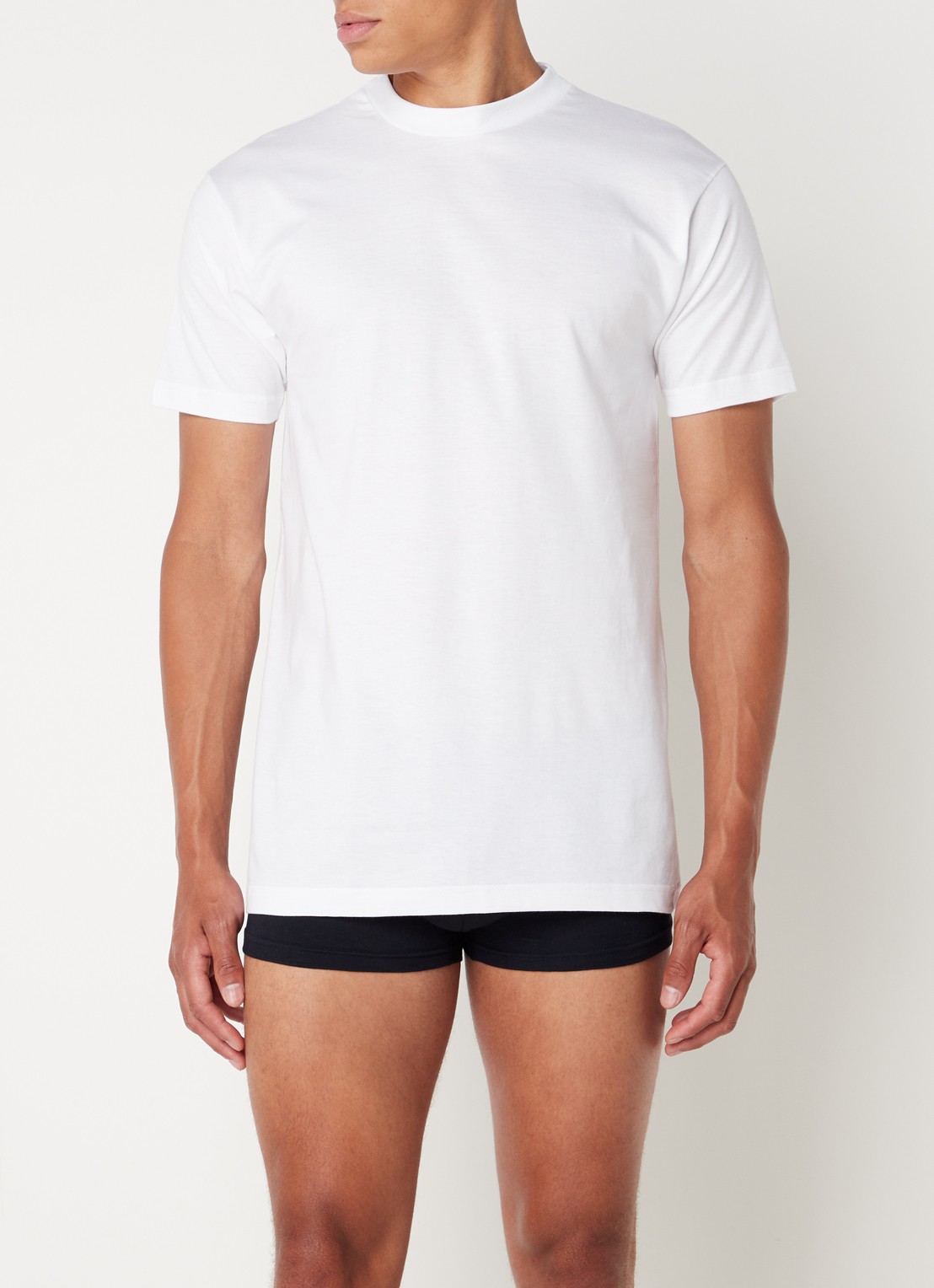 Alan Red Virginia T-shirt met ronde hals in 2-pack - detail 4 wit