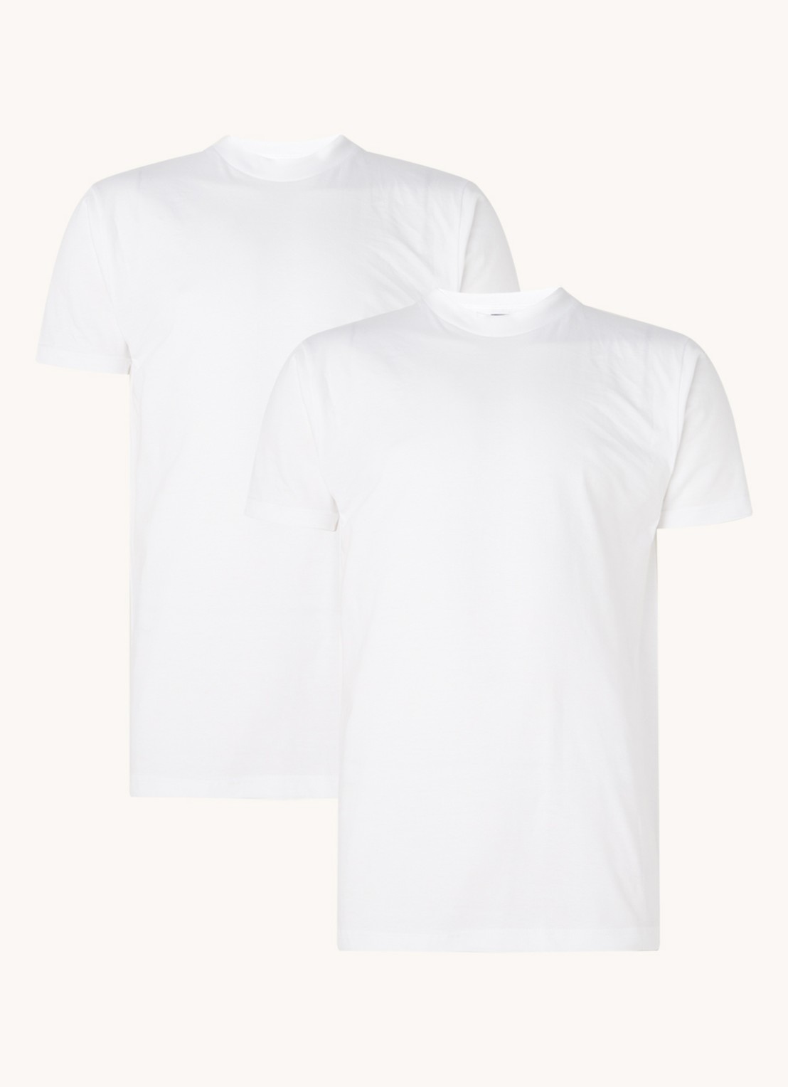 Alan Red Virginia T-shirt met ronde hals in 2-pack - voorkant 2 wit