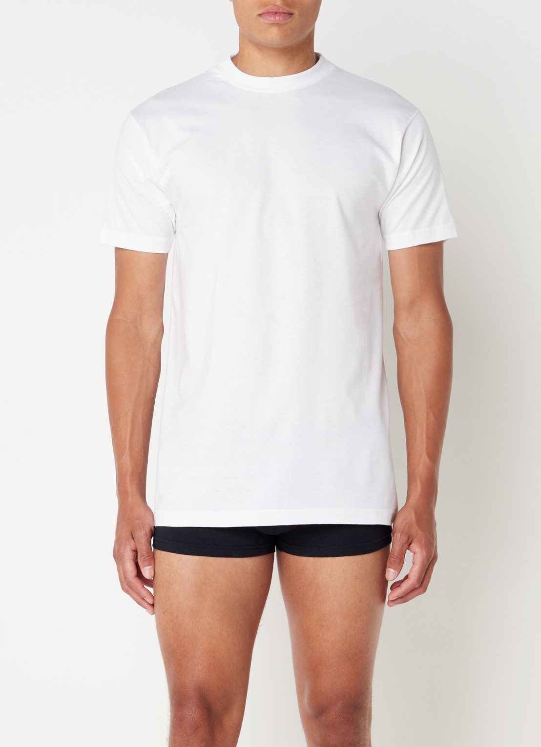 Alan Red Virginia T-shirt met ronde hals in 2-pack - voorkant 3 wit