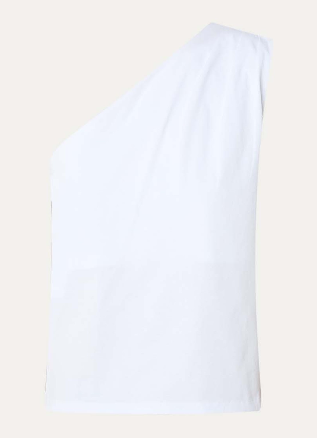 alchemist Levy one shoulder top - voorkant 3 wit