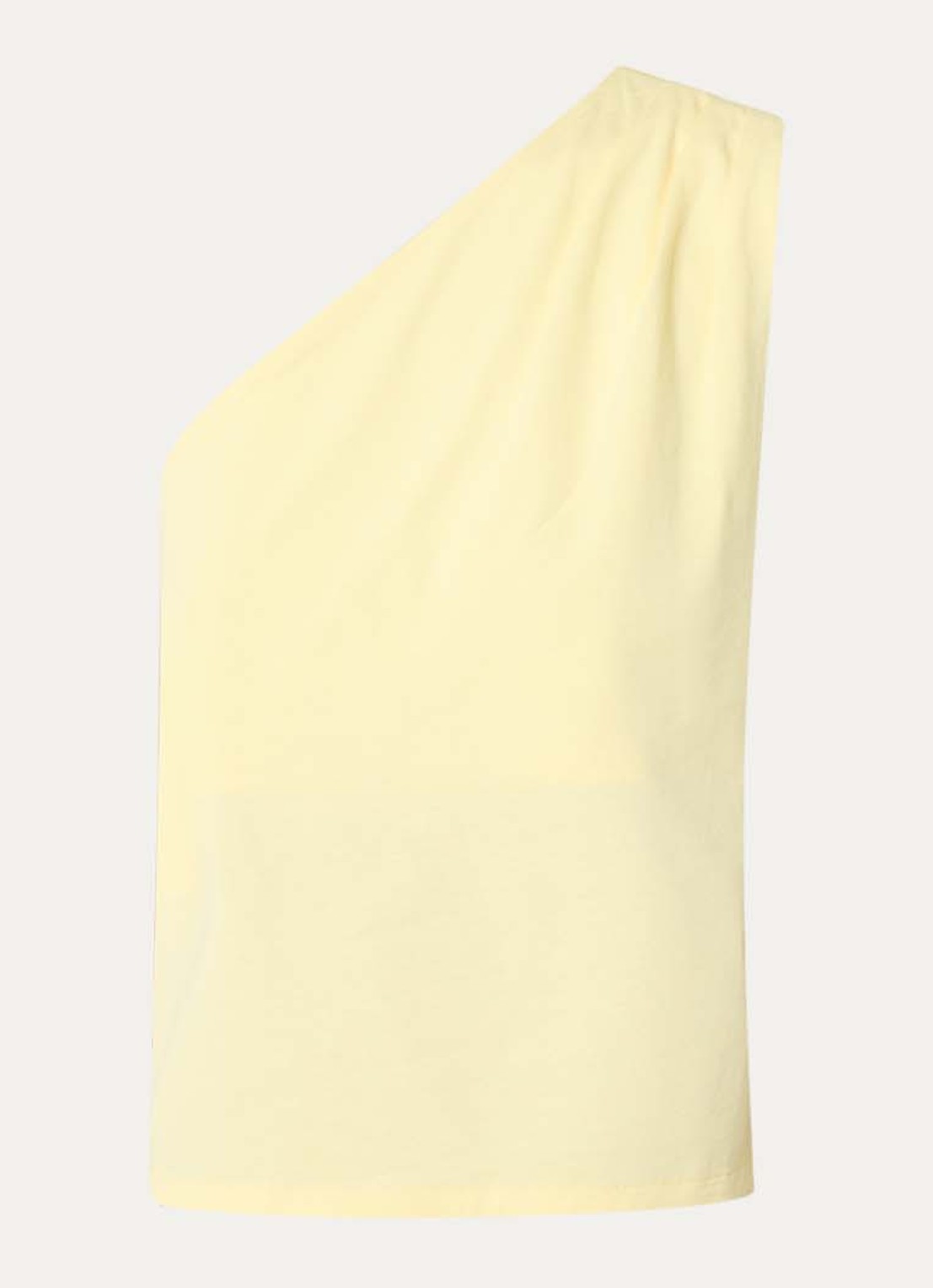 alchemist Levy one shoulder top - voorkant 3 geel