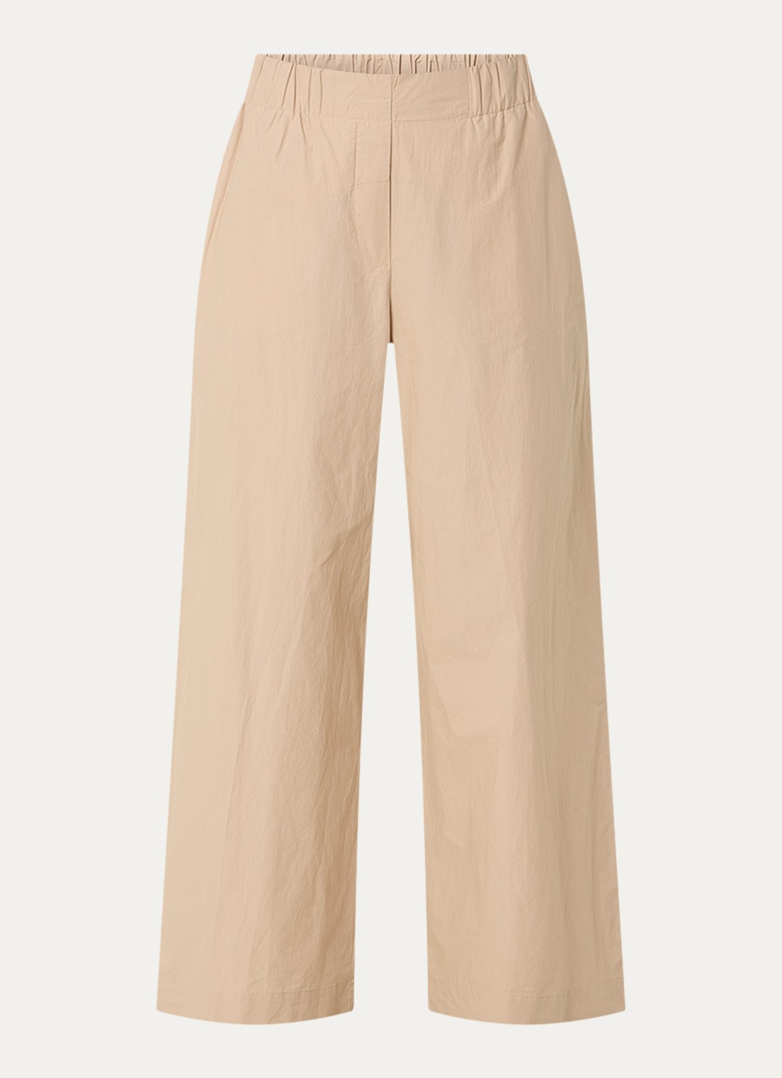 alchemist Mid waist wide fit joggingbroek met steekzakken - voorkant 2 beige
