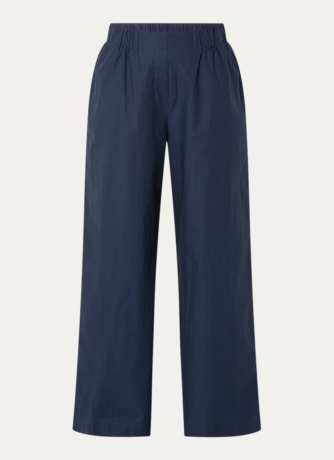 alchemist Mid waist wide fit joggingbroek met steekzakken - voorkant donkerblauw