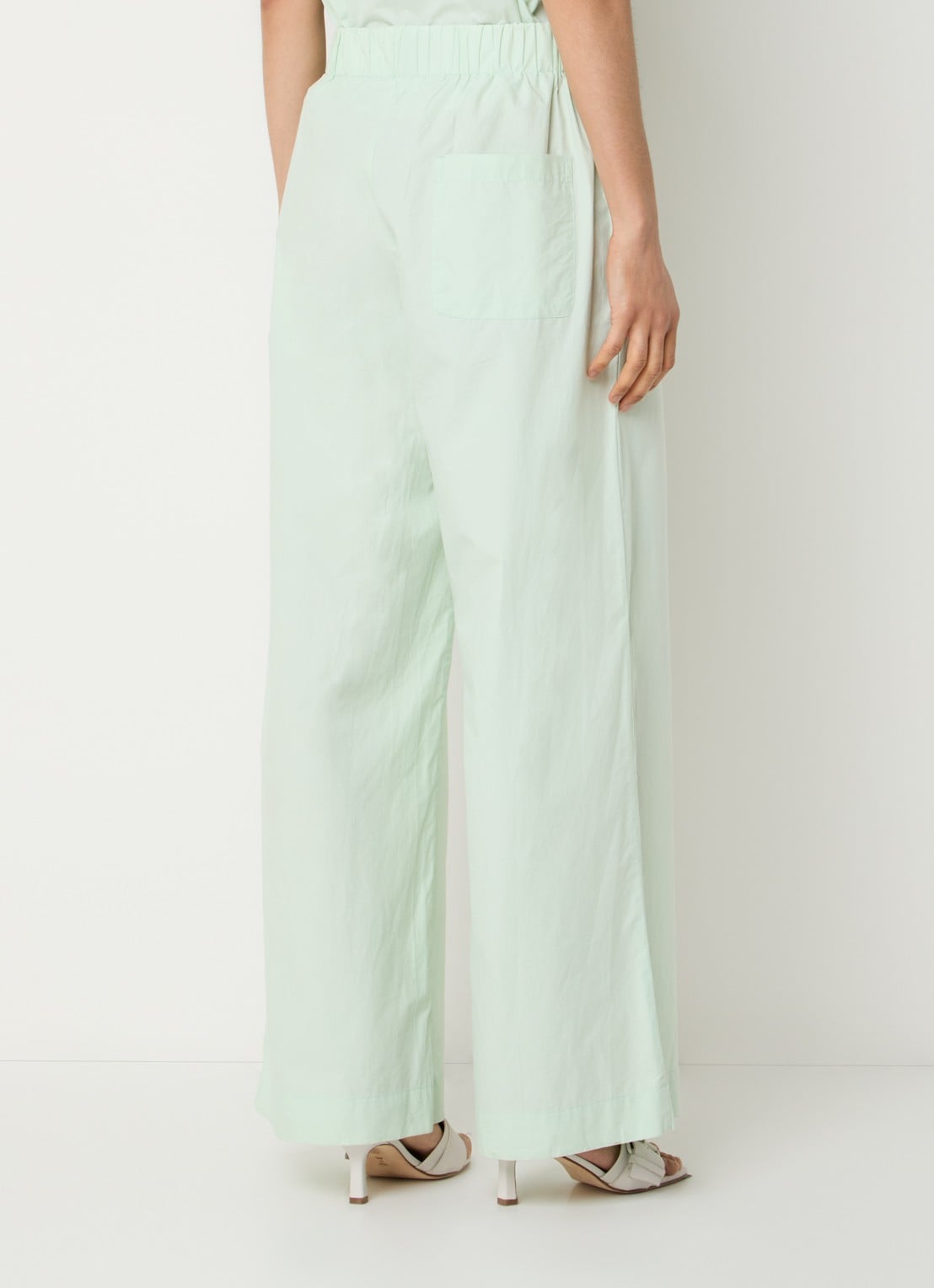 alchemist Moonflower high waist loose fit broek met steekzakken - achterkant 3 mint