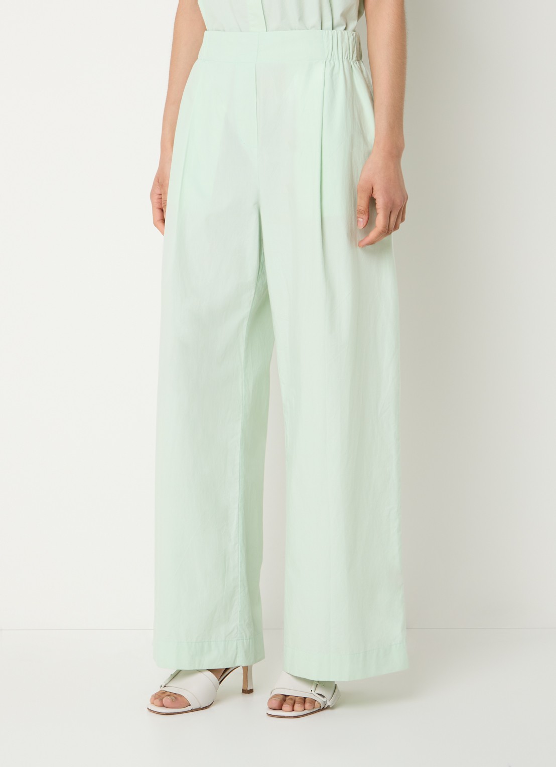 alchemist Moonflower high waist loose fit broek met steekzakken - detail 4 mint