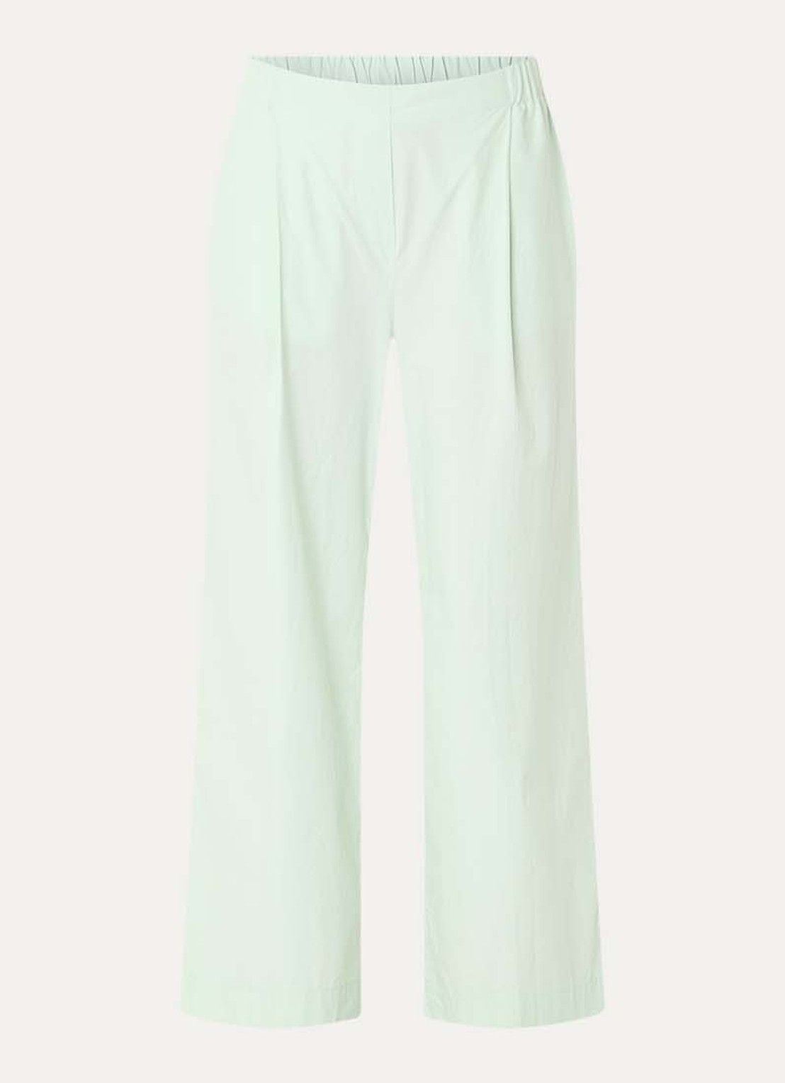 alchemist Moonflower high waist loose fit broek met steekzakken - voorkant mint